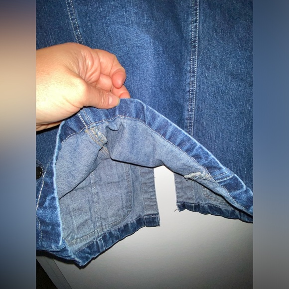 Havana Jack’s Cafe blue Denim Jacket Pockets women’s Size S Small 100% Cotton - Picture 10 of 12